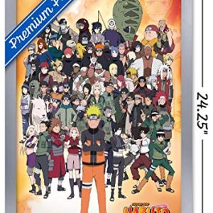 Trends International Naruto Shippuden - Group Wall Poster, 14.725" x 22.375", Multi