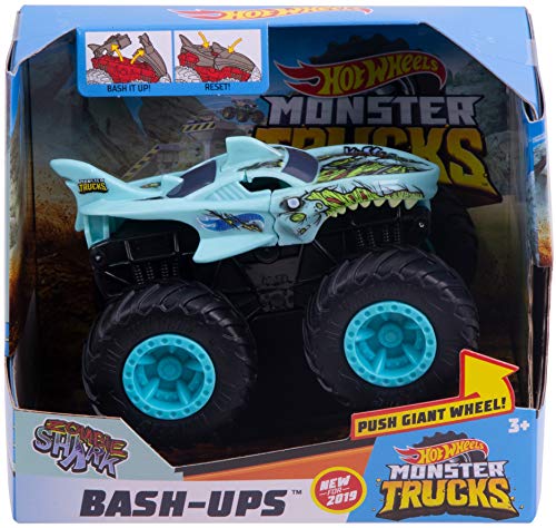 Hot Wheels Monster Trucks 1: 43 Bash-Ups Vehicle [Styles May Vary]