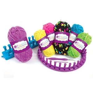 Style Me Up - Kids Scarf and Beanie Knitting Kit - DIY Crafts for Girls - Crochet Kit for Kids - SMU-808