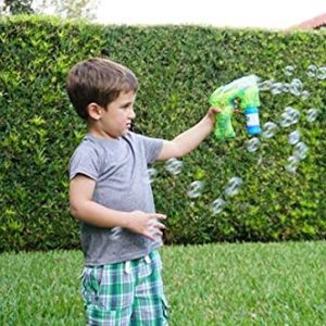 Little Kids Fubbles Light Up Bubble Blaster Blows tons of bubbles for Kids Includes Bubble Solution, Pink