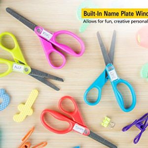 Stanley Guppy 5-Inch Blunt Tip Kids Scissors, 8-Pack, Assorted Colors (SCI5BT-8PK)