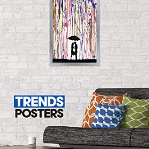 Trends International Crayon Art Wall Poster, 14.725" x 22.375", Silver Framed Version