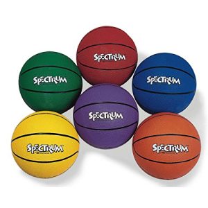 Spectrum LYSB00IGIRXSU-ELECTRNCS S and S Worldwide Rubber Basketball Set, Intermediate 28.5 (Pack of 6)