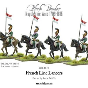 Black Powder Napoleonic French Line Lancers 1:56 Military Wargaming Plastic Model Kit