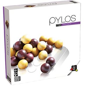 Gigamic - Pylos Mini - Travel size easy to carry, Modern classic abstract strategy game, 2 players, in wood