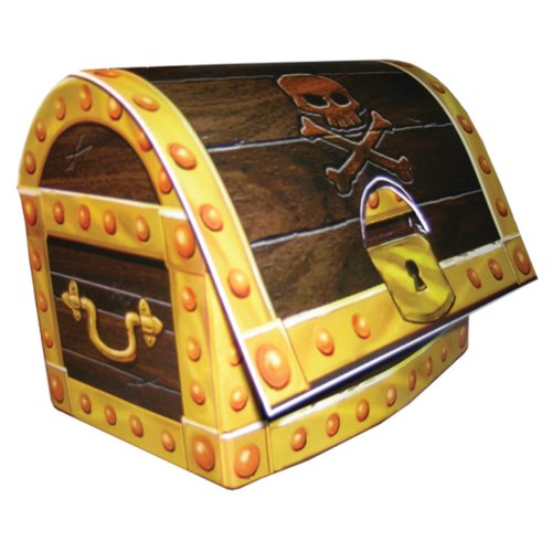 Creative Converting Buried Treasure 3D Treasure Chest Centerpiece Party Decoration
