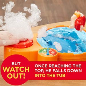 Hasbro Gaming Hot Tub High Dive Game With Bubbles For Kids Board Game For Boys and Girls Ages 4 and Up E1919