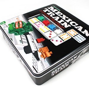 Mexican Train – Game Forup to 8 Players Dominoes - Double-Twelve Domino Set - Colour-Dot Dominoes for Easy Play. World’S Most Popular Domino Game, from Tactic