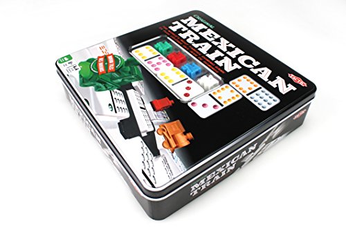 Mexican Train – Game Forup to 8 Players Dominoes - Double-Twelve Domino Set - Colour-Dot Dominoes for Easy Play. World’S Most Popular Domino Game, from Tactic