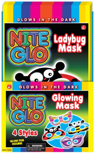 JA-RU Nite Glo Mask Party Favor Bundle Pack