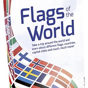 Tactic Games US Flags of The World Family Card Game - Educational & Fun - Play & Learn About Flags, Nations & Geography