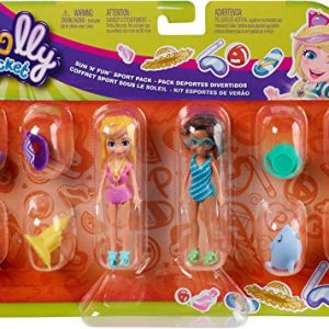 Polly Pocket Mattel Sun 'N' Fun Sport Pack, Multi Color