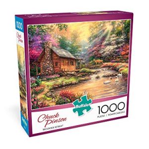 Buffalo Games - Chuck Pinson - Brookside Retreat - 1000 Piece Jigsaw Puzzle