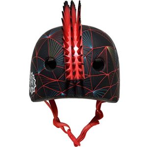 Krash Black Gator Youth Mohawk Helmet
