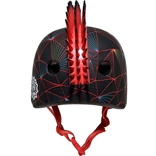 Krash Black Gator Youth Mohawk Helmet
