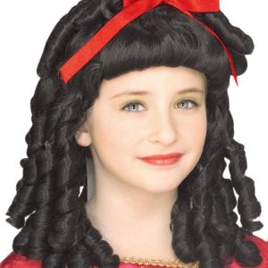 Rubie's Storybook Princess Child's Costume Wig, Black Curls