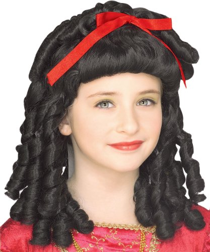 Rubie's Storybook Princess Child's Costume Wig, Black Curls