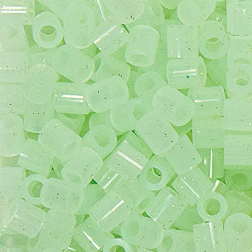 Perler Beads Fuse Beads for Crafts, 1000pcs, Green Glitter Fairy Dust