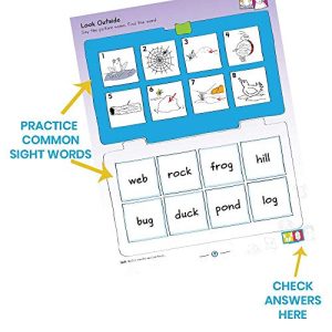 hand2mind Learn to Read with Bob Books and VersaTiles - Sight Words Set (Ages 3-6) | Sight Words Games, 10 BOB Books, 20-Page Workbook & 1 Answer Book, Award Winning