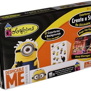 Colorforms Brand Despicable Me Create a Story Restickable Set