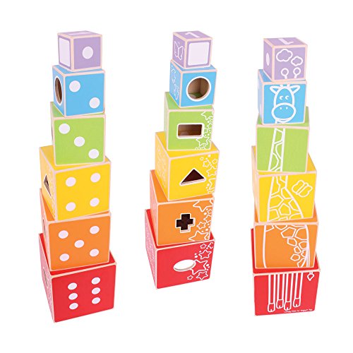 Bigjigs Toys Stacking Cubes