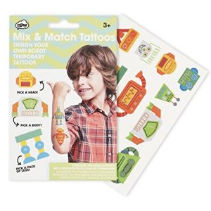 NPW-USA Mix & Match Robot Temporary Tattoos