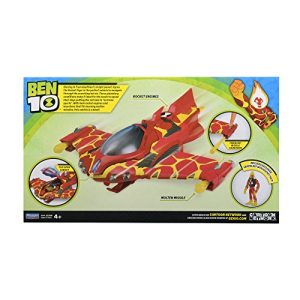 BEN10 Heatblast Rocket Flyer Vehicle w/Figure