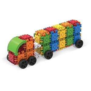 Clicformers Basic Set (110 Piece) Educational Building Blocks Kit, Construction STEM Toy, Creative Building Bricks