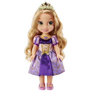 Disney Princess Rapunzel Doll Disney's Tangled Princess Sing & Shimmer Toddler Doll, Rapunzel Sings “I See The Light” When You Press Her Jeweled Necklace [Amazon Exclusive]