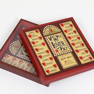 Chronicle Books Who Will My Lover Be? Game Box (Fun Fortune Telling Gift, Vintage Inspired Novelty Game)