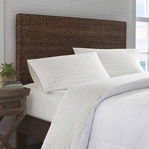 Tommy Bahama Pineapple Pinstripe Sheet Set, King, Yellow