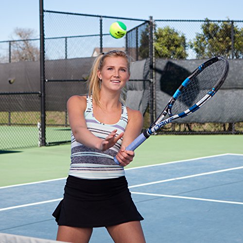 Gamma Beginner Child or Adult Training (Transition) Practice Tennis Balls: Orange or Green Dot, Quick Kids 36, 60, or 78 (25%-50% Slower Ball Speed) - 12, 36, 48, 60 Pack Sizes