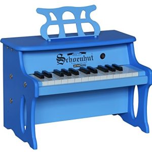 Schoenhut 25 Key 2 Tone Table Top Piano, 2X Blue