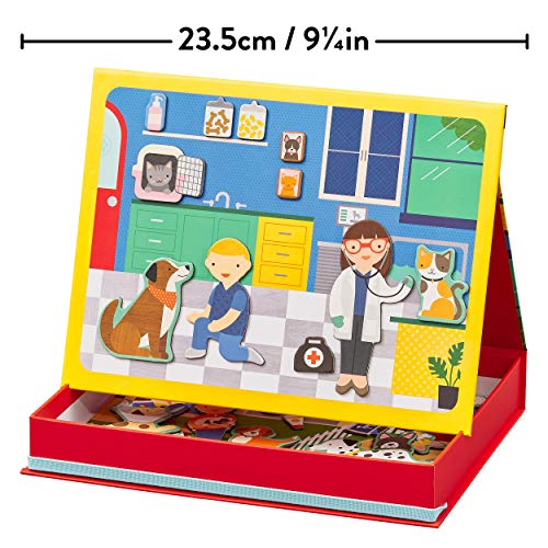Petit Collage Magnetic Play Scene, Pet Hospital, Ages 4+ Years