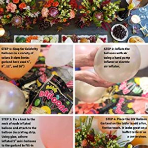 Creative Balloons 12" Latex Balloons - Pack of 144 Piece - Pastel Aqua