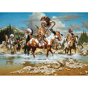 MasterPieces Tribal Spirit Jigsaw Puzzle, The Chiefs, Featuring American Indian Tribe Traditions & Ceremonies, 1000 Pieces