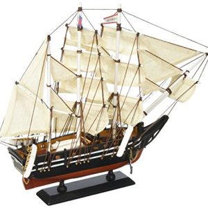Hampton Nautical Wooden Charles W. Morgan Model Whaling Boat, 15"