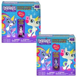 Fingerlings Unicorn Surprise 48Pc Puzzle Box with Assorted Unicorn Figure