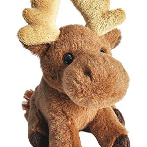 Wild Republic Moose Plush, Stuffed Animal, Plush Toy, Gifts for Kids, Cuddlekins 5 inches