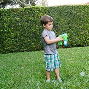 Little Kids Fubbles Light Up Bubble Blaster Blows Tons of Bubbles for Kids Includes Bubble Solution, Green