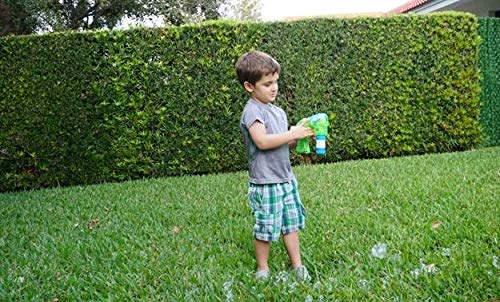 Little Kids Fubbles Light Up Bubble Blaster Blows Tons of Bubbles for Kids Includes Bubble Solution, Green