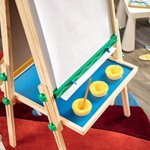 Crayola Kids Wooden Easel, Dry Erase Board & Chalkboard, Amazon Exclusive, Kids Toys, Gift, Age 4, 5, 6, 7