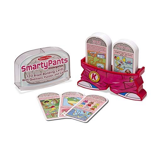 Melissa & Doug Smarty Pants Kindergarten Card Set (Trivia Games, Educational Card Set for Kids, Developed with Educators, 120 Cards, Great Gift for Girls and Boys - Best for 5, 6, and 7 Year Olds)