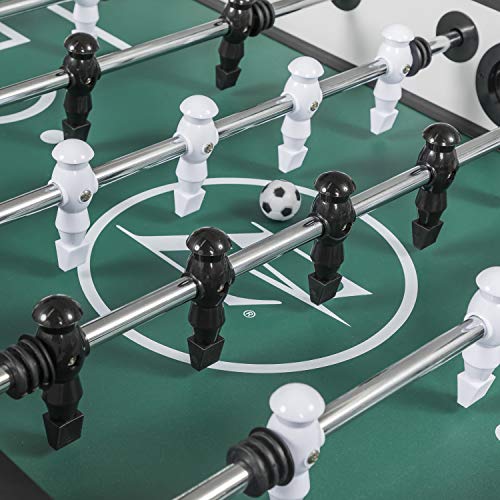 EastPoint Sports Preston Foosball Table Game - 54 inches - Features Hollow Steel Player Rods, Bead Style Scoring, and Includes 2 Foosball Balls