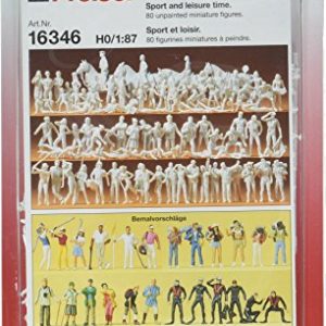 16346 Unpainted Figure Set Sport & Leisure HO Scale Figure