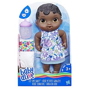 Baby Alive Lil SIPS Baby HAS-E0308-AX00 Lil Sips Baby Girl Doll