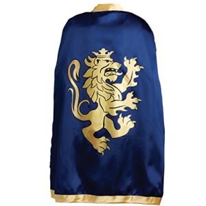 Liontouch 316LT Medieval Noble Knight Satin Toy Cape For Kids, Blue | Part Of A Kid's Costume Line