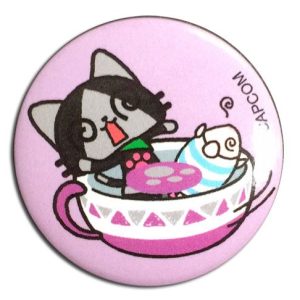 Monster Hunter - Merarou & Poogie Teacup Button 1.25''