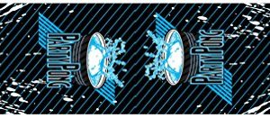 PartyPongTables.com 8-Foot Beer Pong Table w/Optional Cup Holes, LED Lights, Dry Erase Surface & More - Choose Your Model