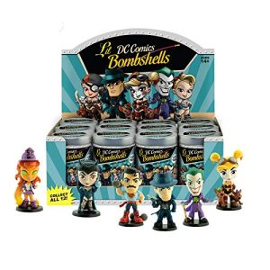 Cryptozoic DC Comics Lil Bombshells Series 3 Vinyl Blindbox 2.5" Individual Figure Diplay Pack - 12 Blindbox Figures Included